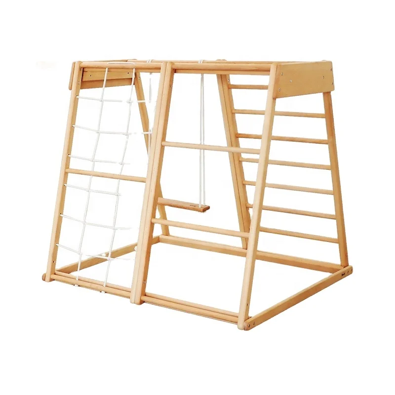 Kids Outdoor Climbing Frame - 어린이 야외 로프 사다리 어린이용 나무