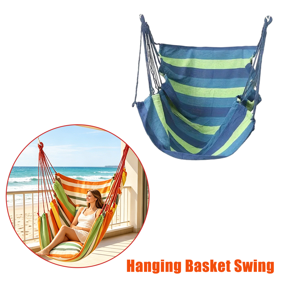 Kids Outdoor Hammock Chair - 야외용 행잉 바스켓 스윙 체어, 파티오