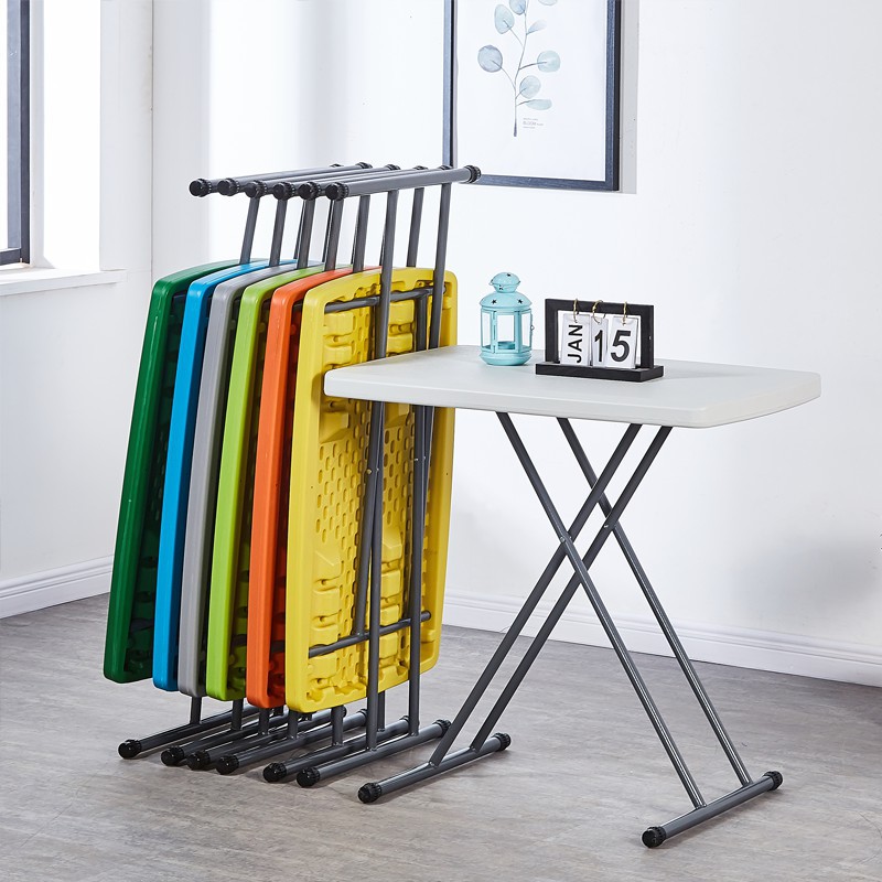 Kids Outdoor Folding Table - 높이 조절 가능한 접이식 사각 식탁