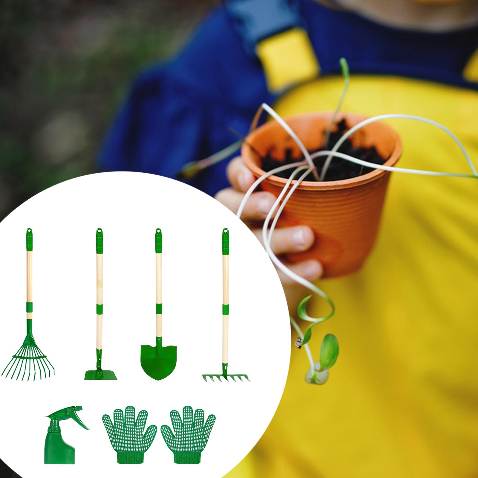 Kids Outdoor Learning Activities - 어린이용 정원 가꾸기 도구 세트(편안한 손잡이와