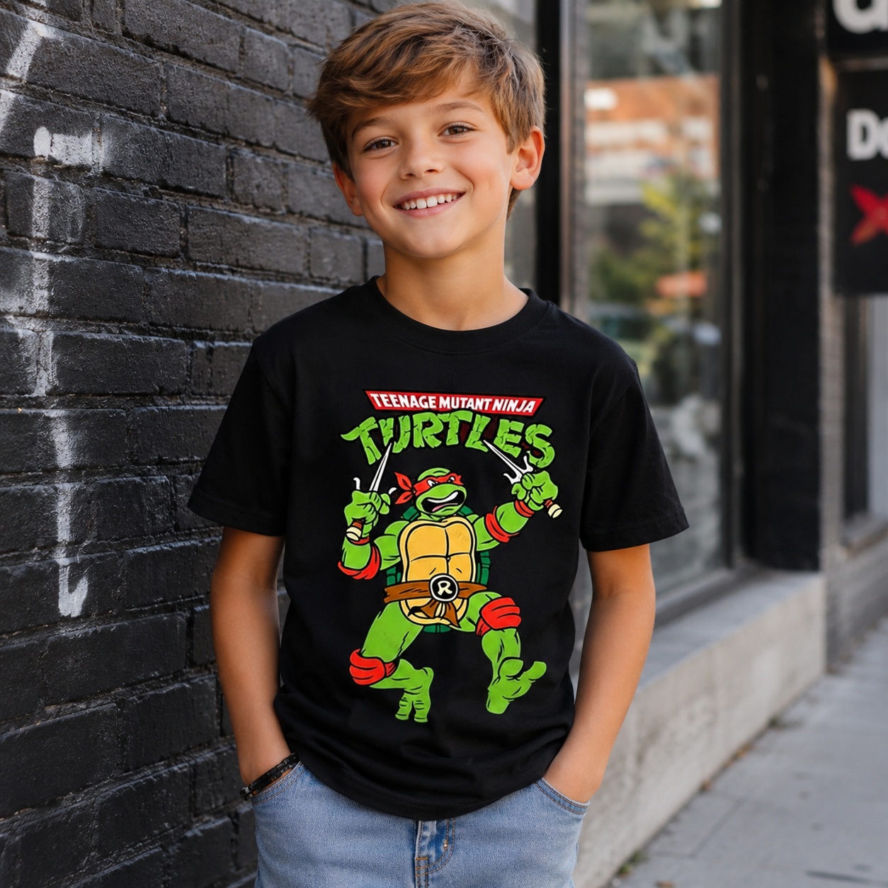 Kids Outdoor Ninja - Teenage Mutant Ninja Turtles 라파엘 프린트