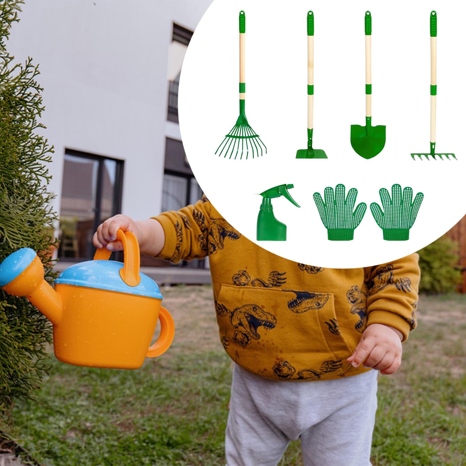 Kids Outdoor Learning Activities - 어린이용 정원 가꾸기 도구 세트(편안한 손잡이와