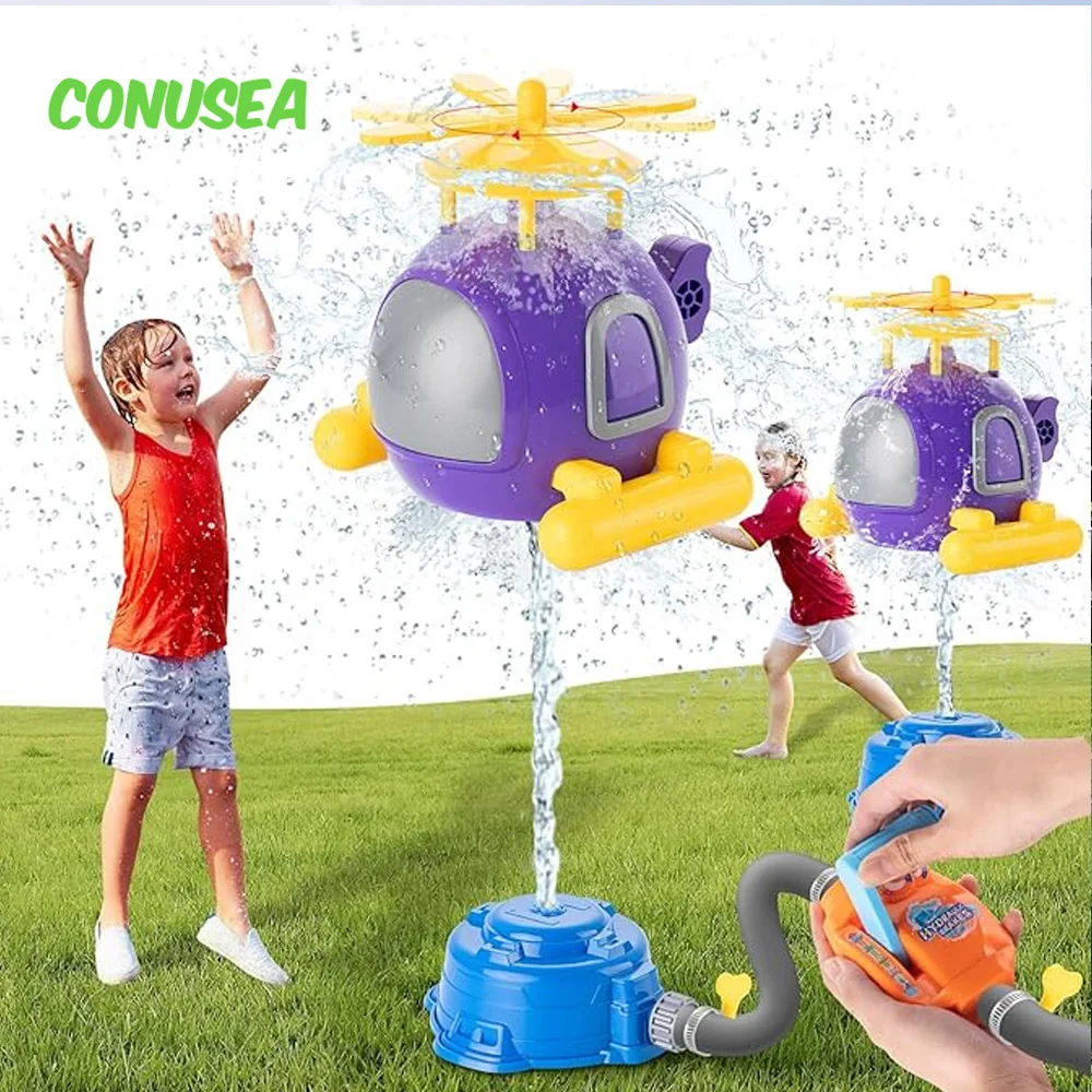 Kids Outdoor Yard Tools - 헬리콥터 스프링클러 물놀이 장난감 어린이 야외