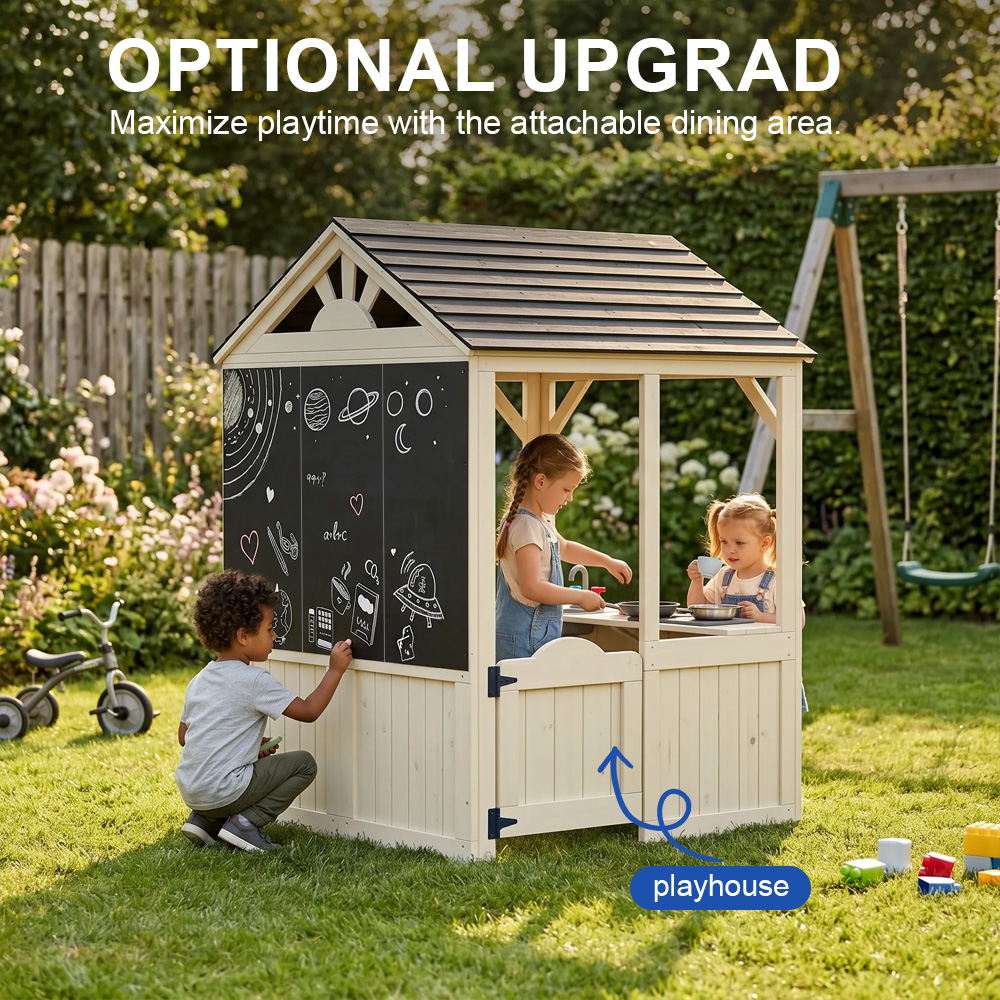 정원 건물 가구 어린이 놀이집 놀이터 역할놀이 야외 피 - Kids Outdoor Wooden Table 리뷰 및 가격