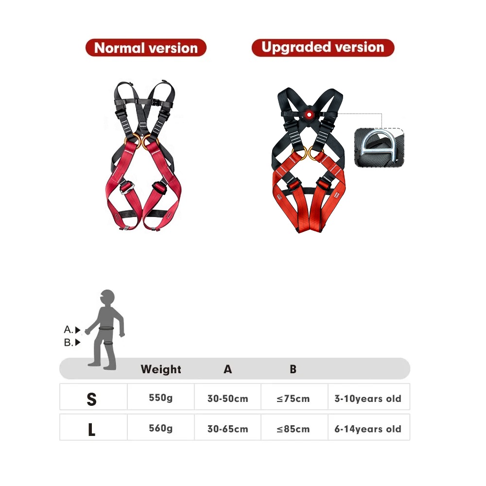 어린이 실내 확장 전신 하네스 야외 암벽 등반 야외 보 - Kids Outdoor Gear 리뷰 및 가격