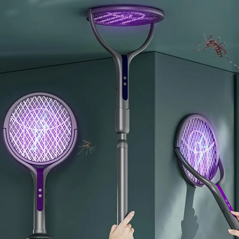 회전식 헤드 버그 제거 라켓 자동 모기채 충전식 전기  - Bug Catching Kit 리뷰 및 가격