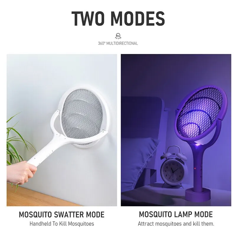 90 도 회전 가능한 모기 킬러 램프, 전기 쇼커, U - Bug Catching Kit 리뷰 및 가격