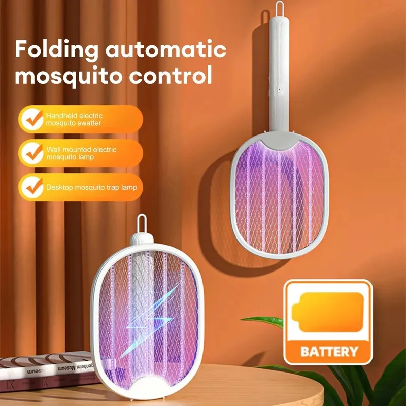 USB 충전식 접이식 전기 모기채 3000V UV 라이 - Bug Catching Kit 리뷰 및 가격