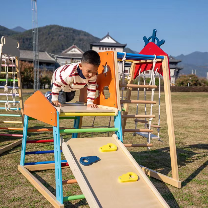 대형 원목 클라이밍 프레임, 실내외 어린이 유아용, 유 - Kids Outdoor Climbing Frame 리뷰 및 가격