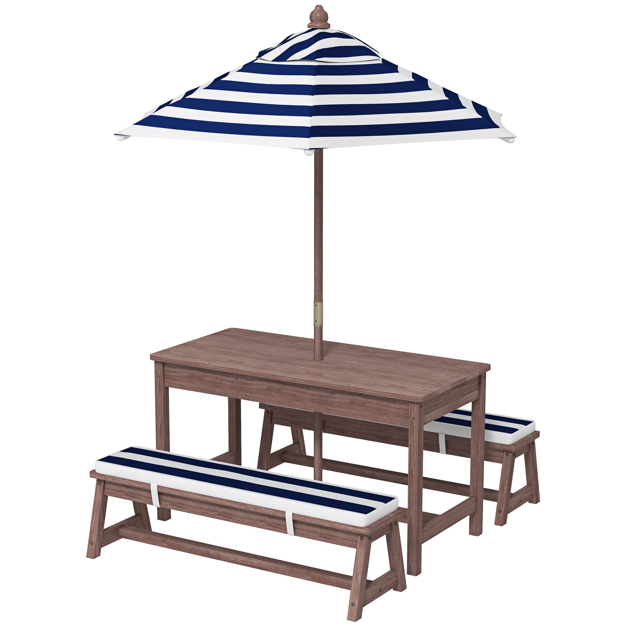 야외용 목재 어린이 피크닉 테이블 및 벤치 세트(쿠션과 - Kids Outdoor Wooden Table 리뷰 및 가격