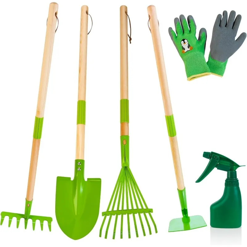 7종 어린이 정원 도구 세트, 어린이용 손수레 세트 ( - Kids Outdoor Yard Tools 리뷰 및 가격