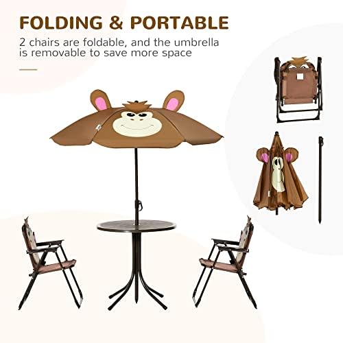 어린이용 테이블 및 의자 세트 피크닉 테이블 우산 브라 - Kids Outdoor Folding Table 리뷰 및 가격