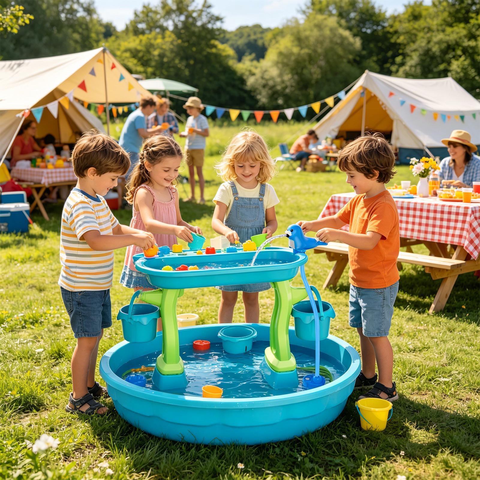 충전식 물놀이 테이블 스프레이 펌프 물총 장난감 야외  - Kids Outdoor Folding Table 리뷰 및 가격
