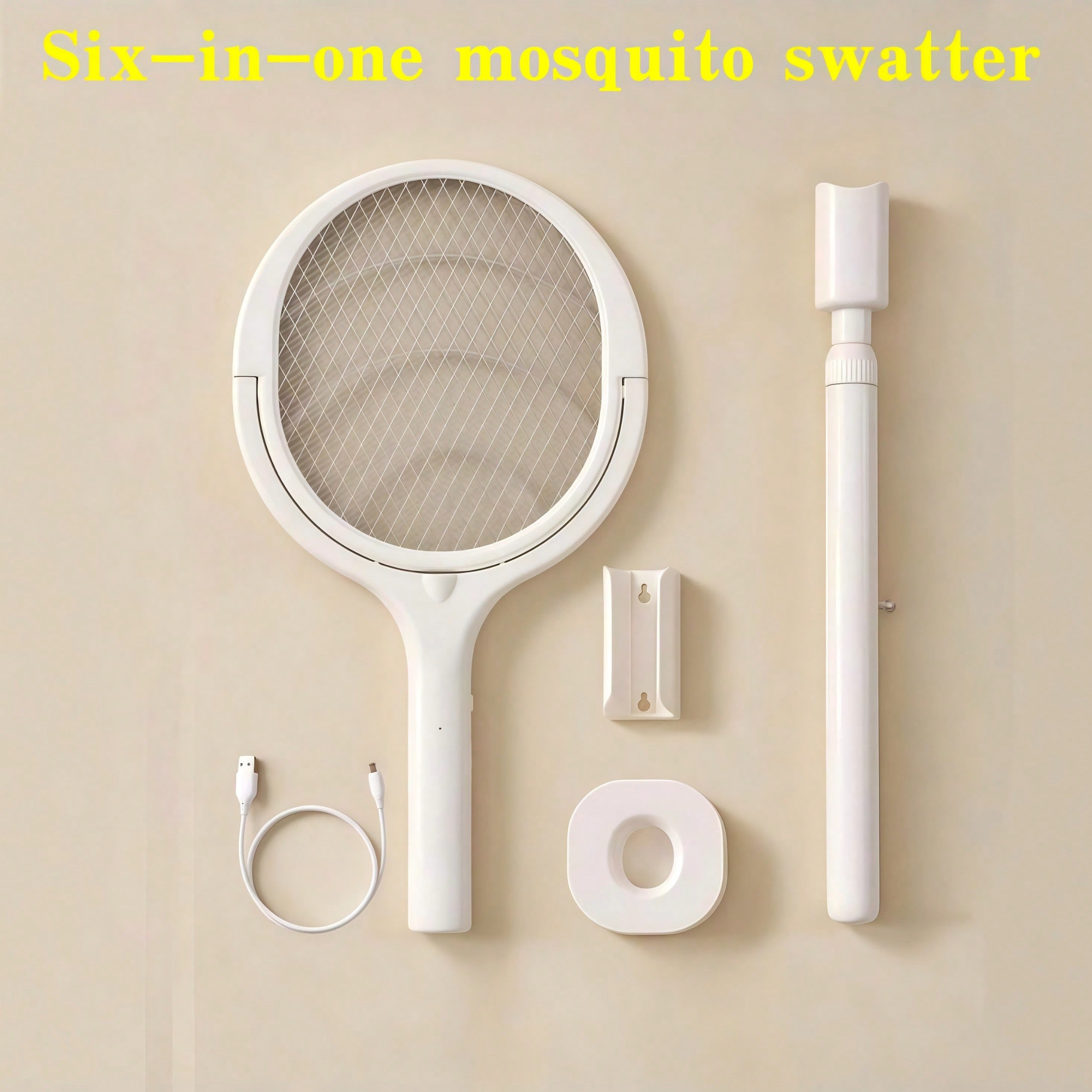 6-in-1 모기채, LED 조명이 있는 휴대용 모기  - Bug Catching Kit 리뷰 및 가격