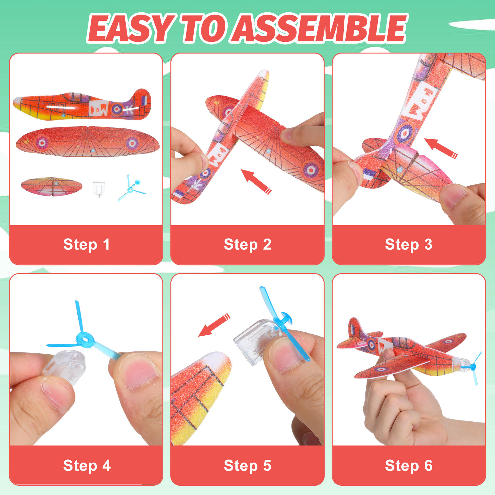 36Pcs 폼 비행기 모델 어린이를위한 고품질 안전 비 - Kids Outdoor Fun 리뷰 및 가격