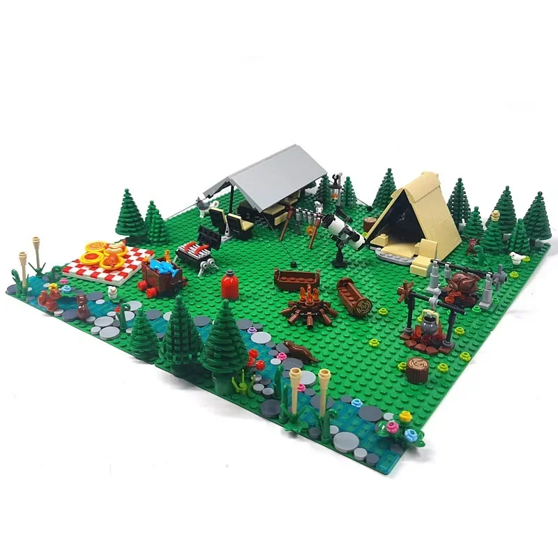 MOC 야외 캠핑 및 피크닉 텐트 모델 빌딩 블록 장면 - Kids Outdoor Folding Table 리뷰 및 가격