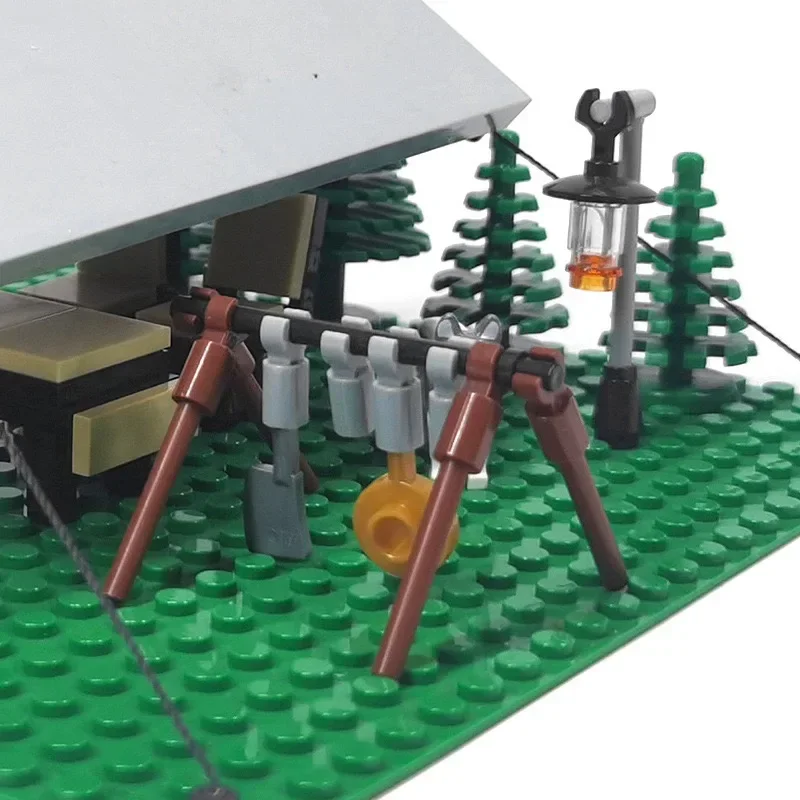 MOC 야외 캠핑 및 피크닉 텐트 모델 빌딩 블록 장면 - Kids Outdoor Folding Table 리뷰 및 가격