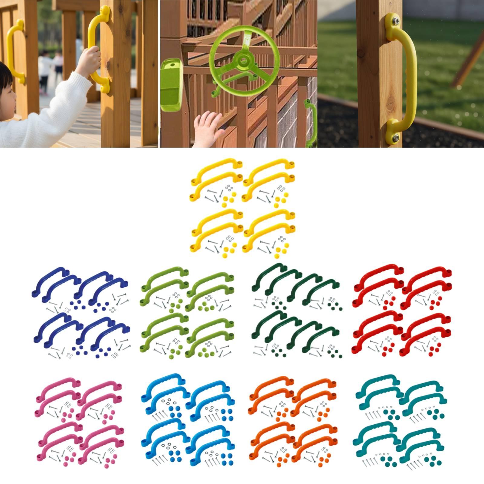 8Pcs 등반 프레임 핸들 쉬운 설치 야외 놀이 세트  - Kids Outdoor Climbing Frame 리뷰 및 가격