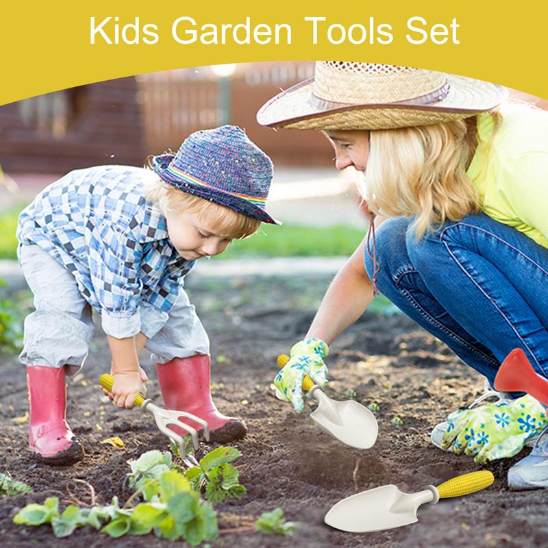 어린이 정원 도구 세트 갈퀴 삽 파기 심기 장난감 초보 - Kids Outdoor Yard Tools 리뷰 및 가격