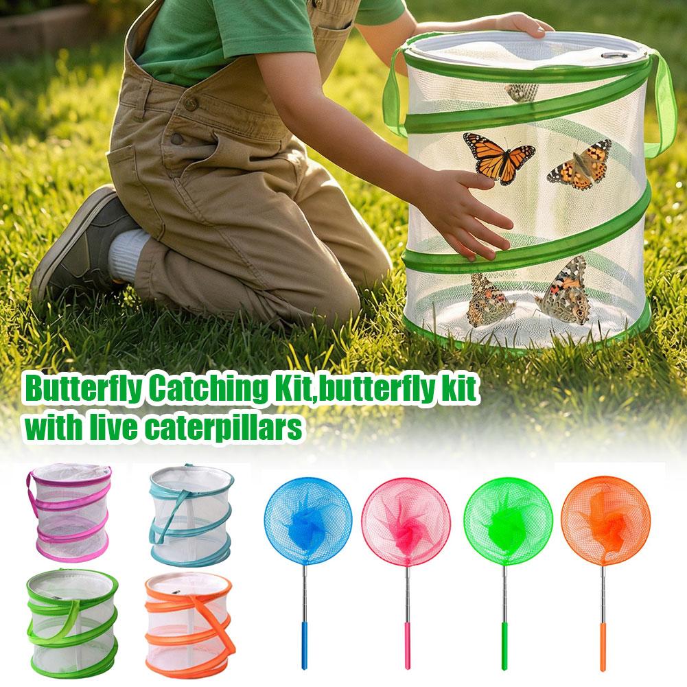 어린이 나비 잡기 키트 접이식 메쉬 곤충 서식지 케이지 - Bug Catching Kit 리뷰 및 가격