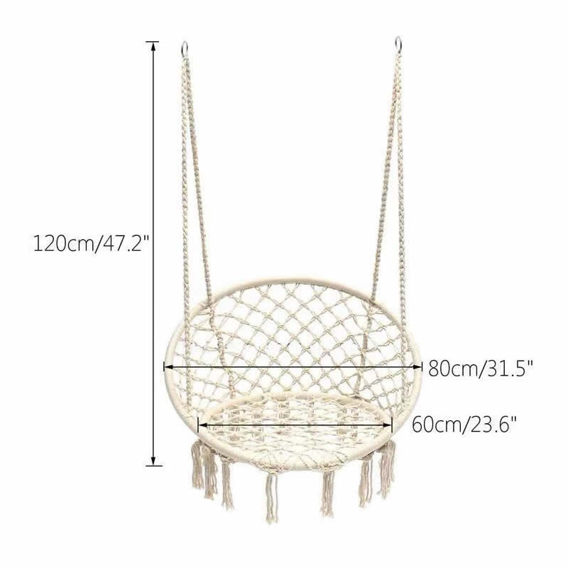 2025 북유럽 정원 수제 니트 라운드 교수형 해먹 야 - Kids Outdoor Hammock Chair 리뷰 및 가격